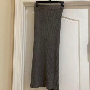Grey Zara Tube Skirt